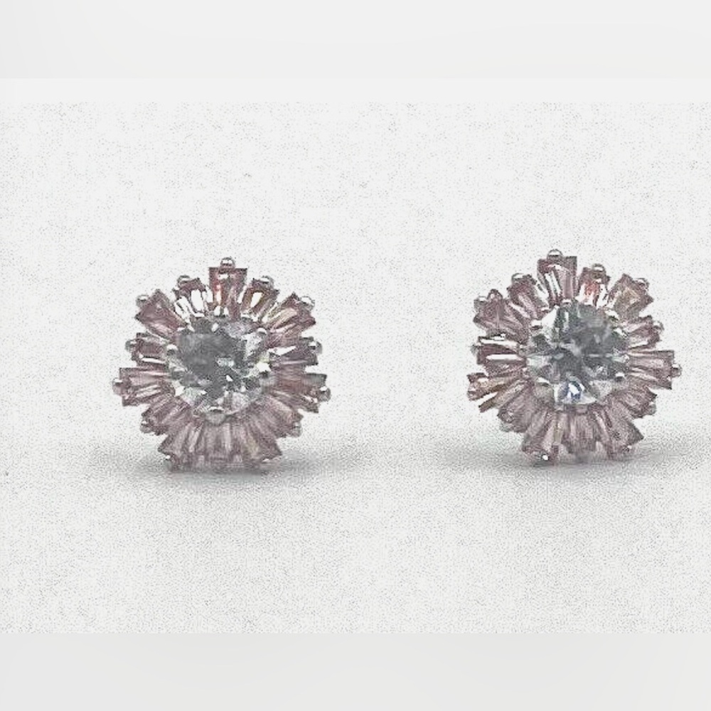 Swarovski Sunshine Bracelet & Earrings set in rose gold & white rhodium plating. - Picture 9 of 15